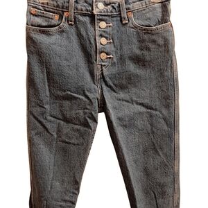 Stylish Levi's Premium Denim Jeans with Button Detail